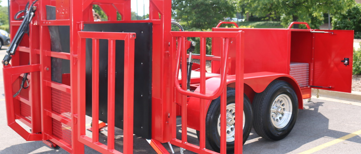 Portable Hoof Trimming Chute